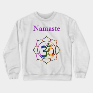 Namaste Yoga and Meditation Design Crewneck Sweatshirt